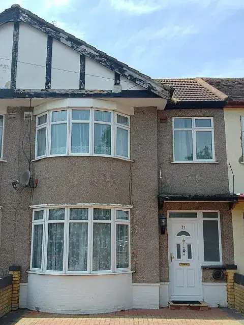 Exterior House Painting before image Galway house exterior before being professionally painted